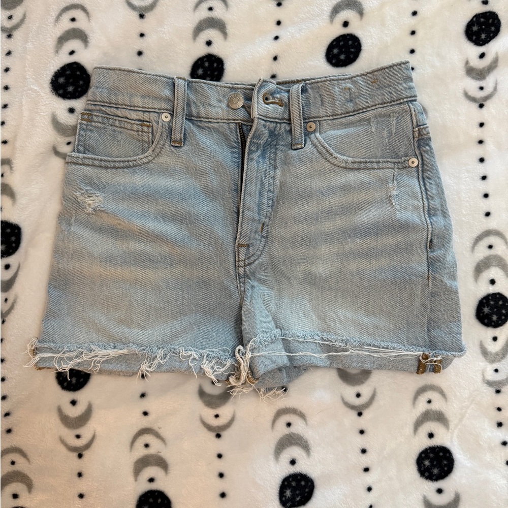 Madewell Light Wash Jean Shorts